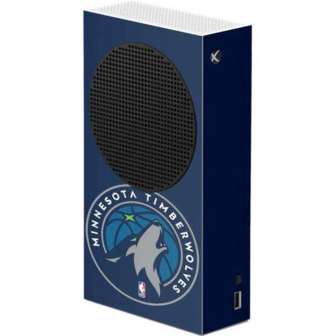 NBA Minnesota Timberwolves Large Logo Xbox Series S Console Skin